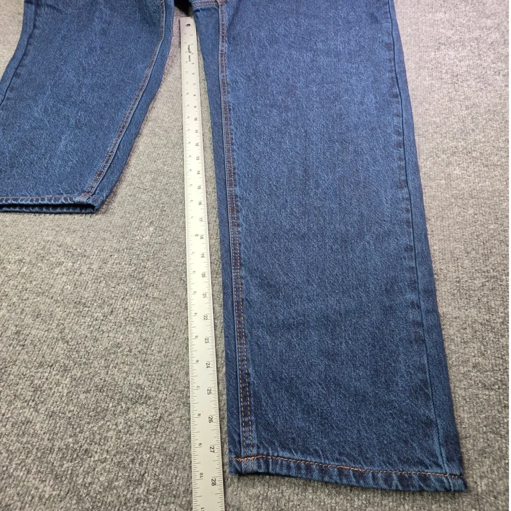 Empyre Jeans Mens 32 Blue‎ Easy Now Wide Leg Skate Graffiti Streetwear Denim